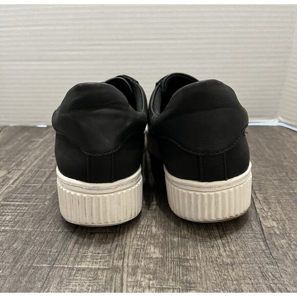 Soul Naturalizer Faux Leather Tia Step In Sneakers Women Laced Slip On Black, 8 - Picture 5 of 8